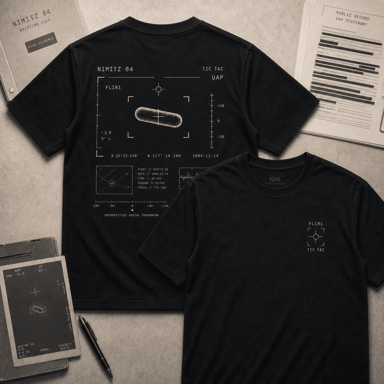 Nimitz 2004 Intercept Tee mockup